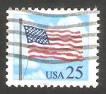 Stamps United States -  1810 - Bandera