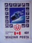 Stamps Hungary -  Olímpiadas en Montreal 1976.