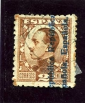 Stamps Spain -  Alfonso XIII. Sobrecargados República