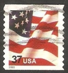 Sellos de America - Estados Unidos -  3464 - Bandera
