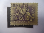 Stamps Portugal -  Caballero Medioval - S/772.