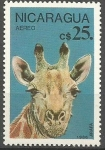 Stamps Nicaragua -  GIRAFA