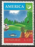 Sellos de America - Honduras -    EMBLEMA  DE  LA  UPAE  Y  PRODUCCIÒN