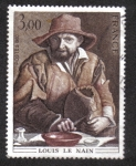 Stamps France -  Louis Le Nain (1593 - 1648) 