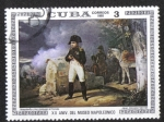 Stamps : America : Cuba :  Emile Jean Horace Vernet . " Napoleón en el campo de batalla "