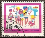 Stamps Germany -  20a Aniv de Ernst Thalmann Jóvenes Pioneros(DDR).