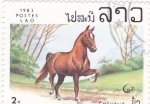 Sellos de Asia - Laos -  caballo