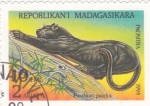 Stamps Madagascar -  pantera negra