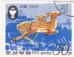 Stamps North Korea -  cervidos