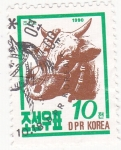 Sellos de Asia - Corea del norte -  vaca