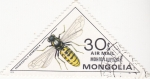 Stamps Mongolia -  insecto-paravespula germanica