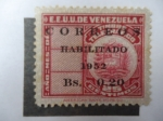 Stamps Venezuela -  EE.UU. de Venezuela - Timbre Telegráfico