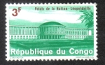 Sellos de Africa - Repblica Democrtica del Congo -  Palacio de La Nación, Leopoldville ( Kinshasa )