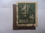 Stamps Norway -  León Heráldico -(S/127)