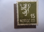 Sellos de Europa - Noruega -  León Heráldico -(S/195)