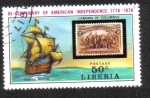 Stamps Liberia -  Bicentenario de la Revolución Americana