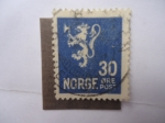 Stamps Norway -  León Heráldico.