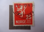 Stamps Norway -  León Heráldico - (S/197A)
