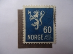 Stamps Norway -  León Heráldico.