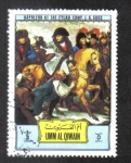 Stamps United Arab Emirates -  Napoleón I - Pinturas, Umm al-Qaiwain