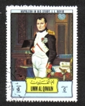 Stamps United Arab Emirates -  Napoleón I - Pinturas, Umm al-Qaiwain