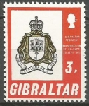 Stamps : Europe : Gibraltar :  ESCUDO  DE  ARMAS  DEL  REGIMIENTO