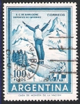Stamps : America : Argentina :  esquiador