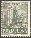 Stamps Poland -  680 - Construcciones navales de Gdansk