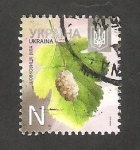 Stamps Ukraine -  Milésima 2013 II - Hoja de árbol