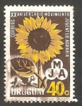 Stamps Uruguay -  751 - 20 anivº del Movimiento de la juventud agraria