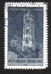 Stamps France -  Rodez. the Cathedral