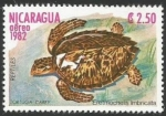 Sellos de America - Nicaragua -  Tortuga de Carey (2404)