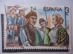 Stamps Spain -  Ed: 2652 - Gigantes y Cabezudos