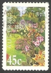 Stamps Australia -  1816 H - Flores de jardín