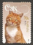 Stamps Australia -  Gato