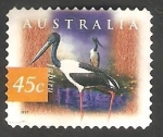 Stamps : Oceania : Australia :  1599 - Cigüeña jabiru