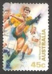 Sellos de Oceania - Australia -  1785 - Centº del rugby en Australia