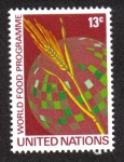 Sellos de America - ONU -  El trigo y el Globo, New York