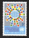 Stamps : America : ONU :  Federación Mundial, New York