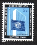 Stamps : America : ONU :  Día de Muerte de Dag Hammarskjöld, New York