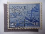 Stamps Norway -  Norge 1647 post 1947 - (S/284)