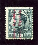 Stamps Spain -  Alfonso XIII sobrecarga Republica