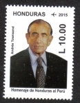 Stamps Honduras -  Homenaje de Honduras al Perú, Personajes Históricos