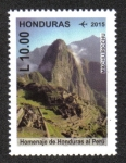 Stamps Honduras -  Homenaje de Honduras al Perú, Personajes Históricos