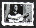Stamps Honduras -  Homenaje de Honduras al Perú, Personajes Históricos