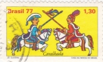 Stamps Brazil -  Cavalhada