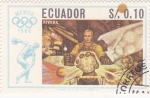 Stamps Ecuador -  Olimpiada de México-68