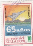 Sellos del Mundo : America : Ecuador : 65 años Fuerza Aérea Ecuatoriana