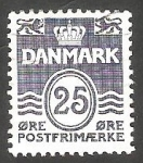 Stamps Denmark -  966 - Cifra