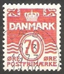 Stamps Denmark -  519 - Cifra